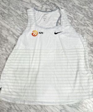 NIKE Aeroswift NN Singlet White Racing Running Tank Top Women's M DR5850 010